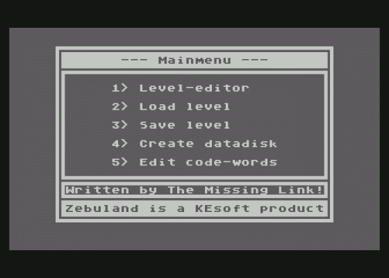 Zebu-Land Utility Disk