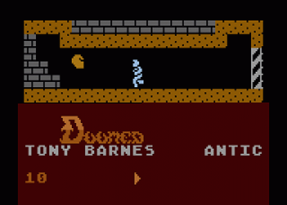 Doomed Screenshot 5 (Atari 400/800/600XL/800XL/130XE)