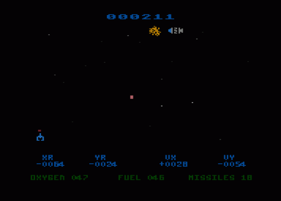 Stellar Trio Screenshot 7 (Atari 400/800/600XL/800XL/130XE)