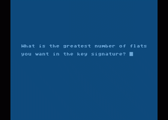 Music II: Rhythm and Pitch Screenshot 5 (Atari 400/800/600XL/800XL/130XE)