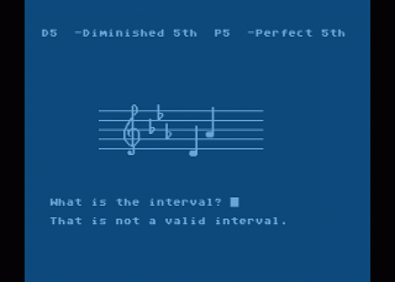 Music II: Rhythm and Pitch Screenshot 8 (Atari 400/800/600XL/800XL/130XE)