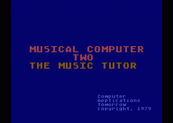 Musical Computer