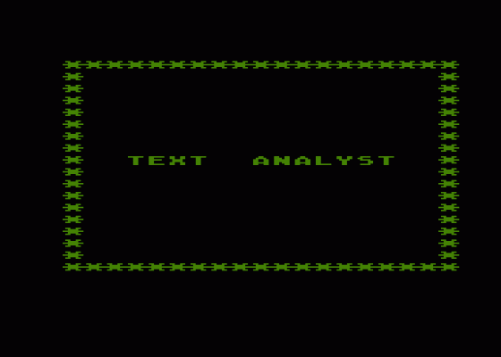 Text Analyst