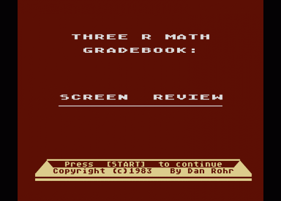 Three R Math Classroom Kit