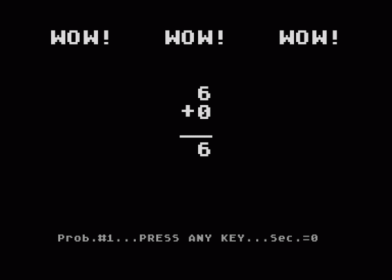 Three R Math Home System Screenshot 6 (Atari 400/800/600XL/800XL/130XE)