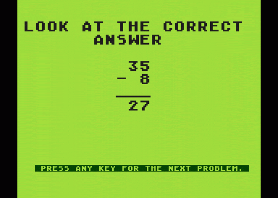 Three R Math System Screenshot 5 (Atari 400/800/600XL/800XL/130XE)