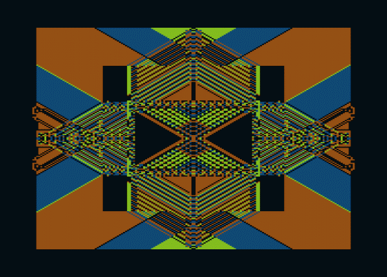 Video Kaleidoscope Screenshot 5 (Atari 400/800/600XL/800XL/130XE)