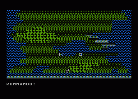 Mythos I Screenshot 6 (Atari 400/800/600XL/800XL/130XE)