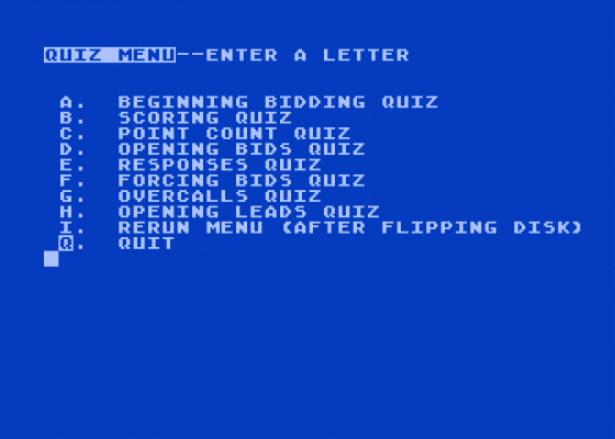 Compubridge Screenshot 5 (Atari 400/800/600XL/800XL/130XE)