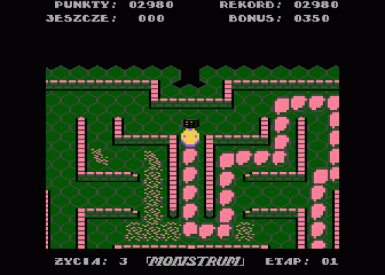 Monstrum Screenshot 5 (Atari 400/800/600XL/800XL/130XE)