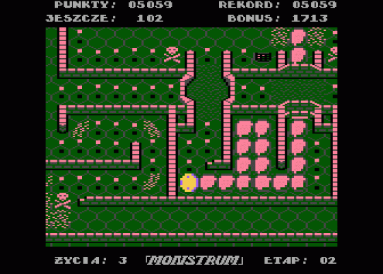 Monstrum Screenshot 8 (Atari 400/800/600XL/800XL/130XE)