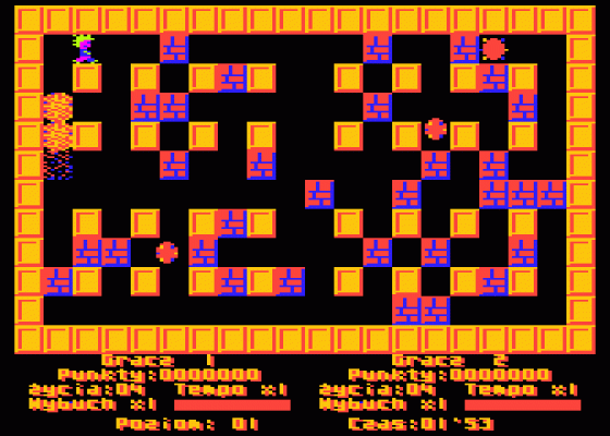 Pang Screenshot 1 (Atari 400/800/600XL/800XL/130XE)