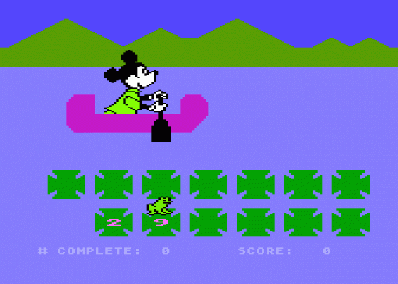 Mickey in the Great Outdoors Screenshot 5 (Atari 400/800/600XL/800XL/130XE)