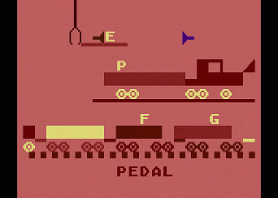 Alphabet Train Screenshot 5 (Atari 400/800/600XL/800XL/130XE)