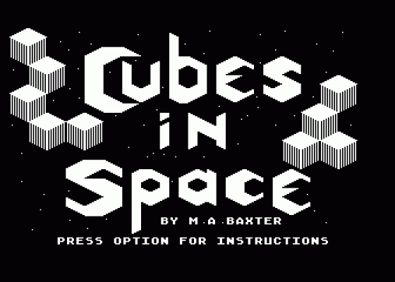 Cubes in Space