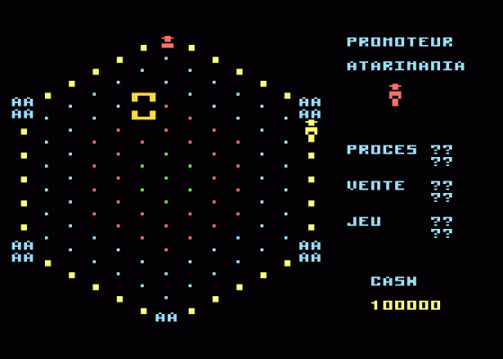 Promoteur Screenshot 5 (Atari 400/800/600XL/800XL/130XE)