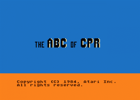 The ABC of CPR