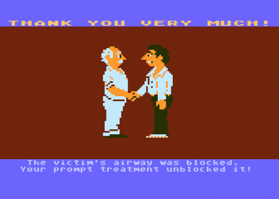 The ABC of CPR Screenshot 6 (Atari 400/800/600XL/800XL/130XE)