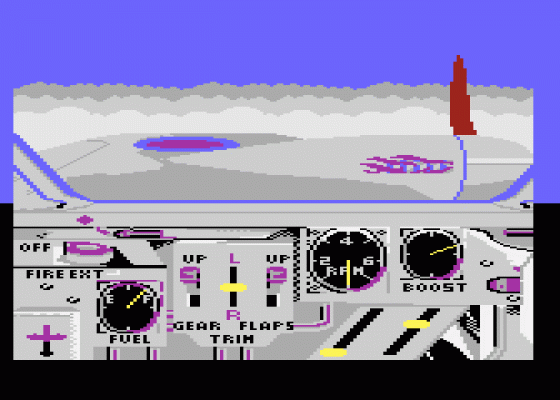 Ace Of Aces Screenshot 5 (Atari 400/800/600XL/800XL/130XE)