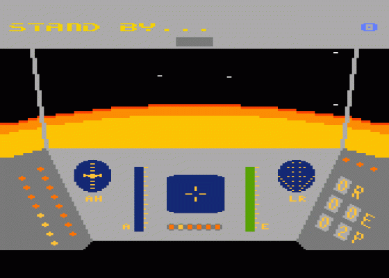 Rescue On Fractalus Screenshot 5 (Atari 400/800/600XL/800XL/130XE)