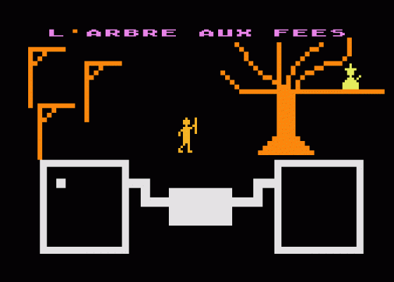 La Quête du Graal Screenshot 6 (Atari 400/800/600XL/800XL/130XE)