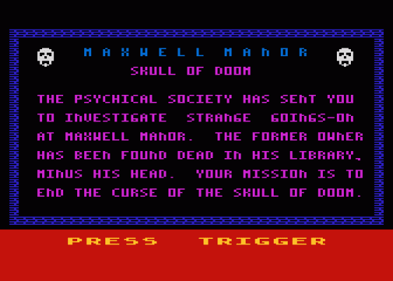 Maxwell Manor - The Skull of Doom