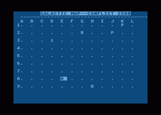Conflict 2500 Screenshot 5 (Atari 400/800/600XL/800XL/130XE)