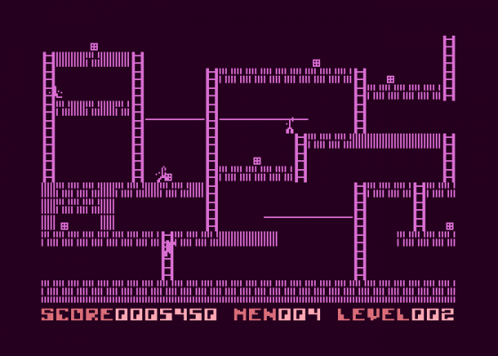 Lode Runner Screenshot 5 (Atari 800XL/1200XL)