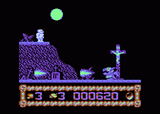 Ghastly Night Screenshot 9 (Atari 400/800/600XL/800XL/130XE)