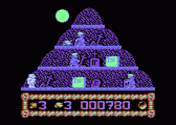 Ghastly Night Screenshot 10 (Atari 400/800/600XL/800XL/130XE)