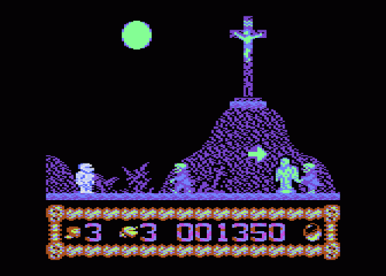 Ghastly Night Screenshot 11 (Atari 400/800/600XL/800XL/130XE)