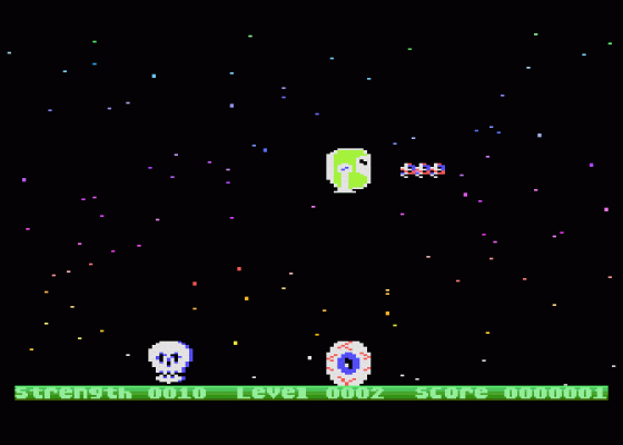 Missing: One Droid Screenshot 1 (Atari 400/800/600XL/800XL/130XE)