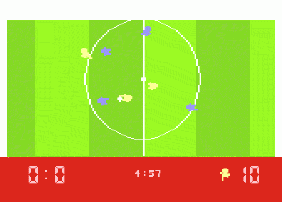 Kick Off Screenshot 6 (Atari 400/800/600XL/800XL/130XE)