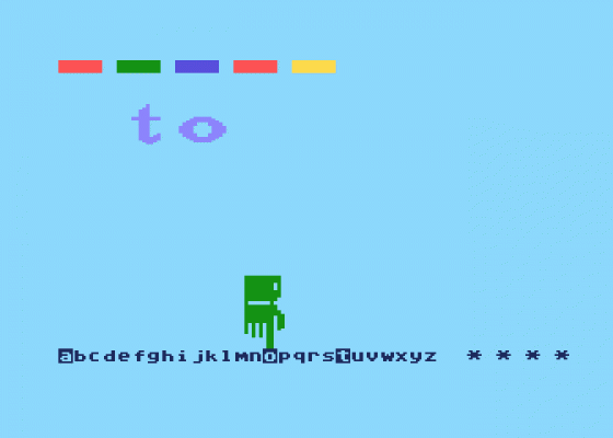 Webster: The Word Game Screenshot 5 (Atari 400/800/600XL/800XL/130XE)