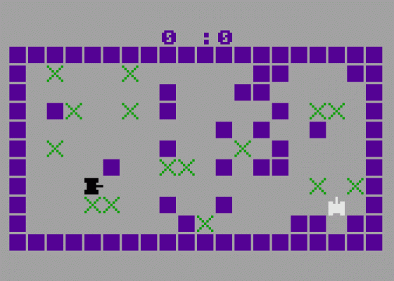 Panzerschlacht Screenshot 1 (Atari 400/800/600XL/800XL/130XE)