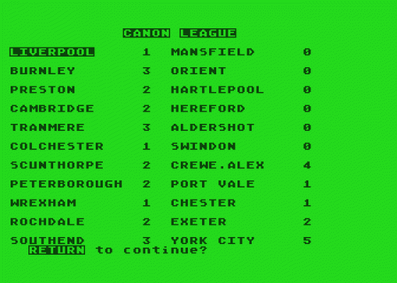 Liverpool Screenshot 6 (Atari 400/800/600XL/800XL/130XE)