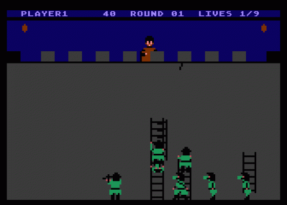 Orc Attack Screenshot 1 (Atari 400/800)