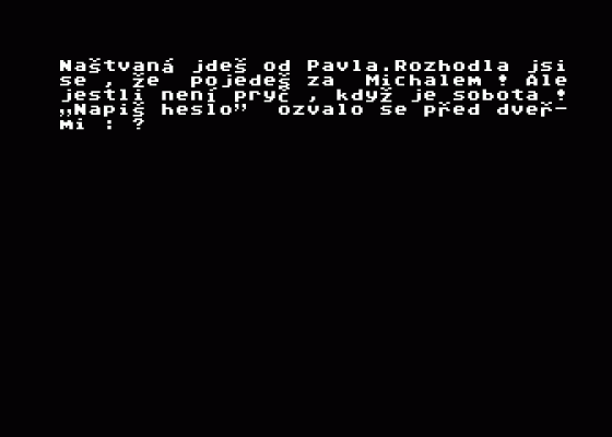 Zlodej Screenshot 8 (Atari 400/800/600XL/800XL/130XE)