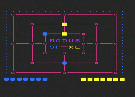 Mühle Screenshot 1 (Atari 400/800/600XL/800XL/130XE)
