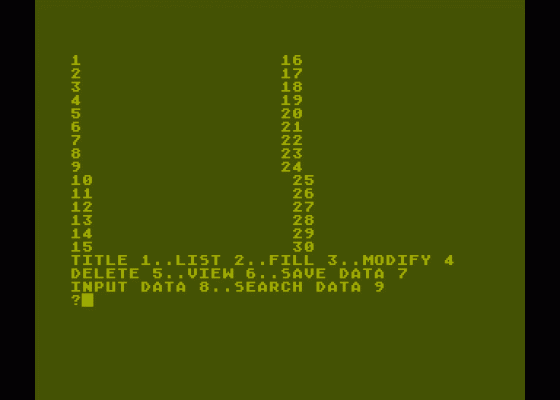 Dynacomp Public Domain PD # 22 Screenshot 7 (Atari 400/800/600XL/800XL/130XE)