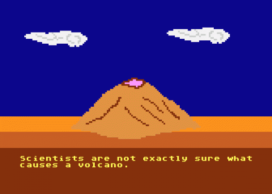 The Solar System/Mount Saint Helens Screenshot 7 (Atari 400/800/600XL/800XL/130XE)