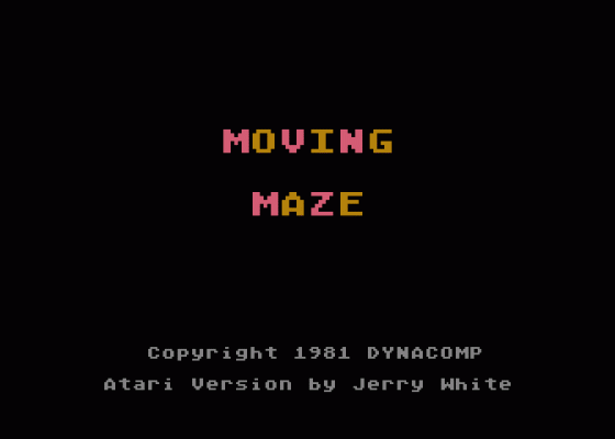 Moving Maze