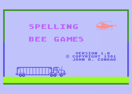 Spelling Bee Games