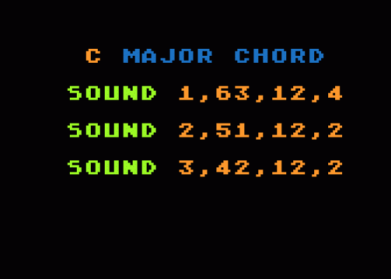 Tricky Tutorial No. 6 - Sound and Music Screenshot 6 (Atari 400/800/600XL/800XL/130XE)