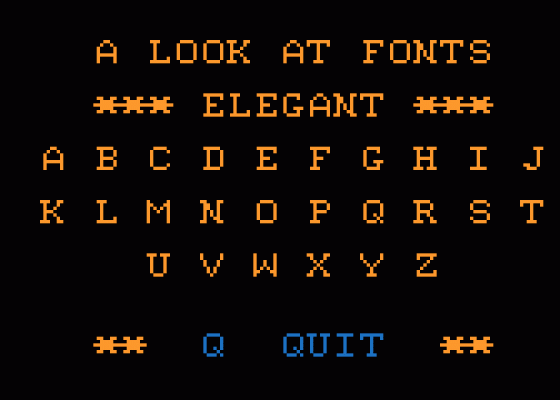 Tricky Tutorial No. 8 - Character Graphics Screenshot 5 (Atari 400/800/600XL/800XL/130XE)