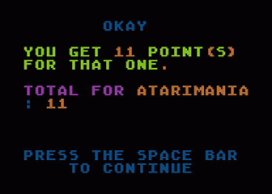 Scrambled Letters/Flash Spelling Screenshot 8 (Atari 400/800/600XL/800XL/130XE)