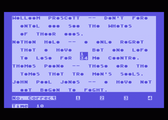 American Themes - Word-Draw - Famous Americans Screenshot 6 (Atari 400/800/600XL/800XL/130XE)