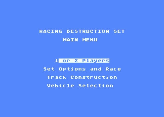 Racing Destruction Set