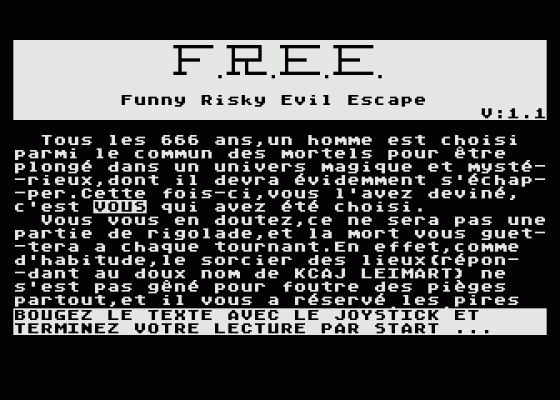 FREE: Funny Risky Evil Escape