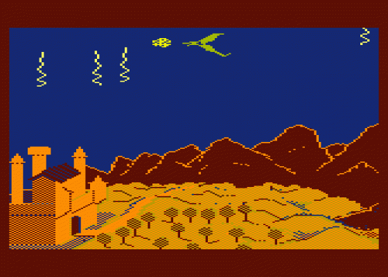 Dragonriders of Pern Screenshot 5 (Atari 400/800/600XL/800XL/130XE)